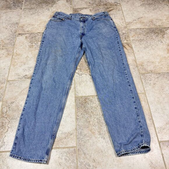 Levi's Other - Vintage Levis Jeans Mens 42x34 Relaxed Fit 550 Tapered Blue 2001 Y2K